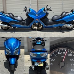 ⭐️自賠責3年付❗️MF08フォルツァ⭐️バッテリー・シート・グリップなど新品⭐️社外エアロ・BEAMSマフラーなどカスタム⭐️の画像