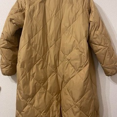 BACK NUMBER キルティングロングbacknumberコート フリーサイズ　マスタード黄色系の画像