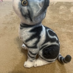 猫　ねこ　ネコ　ねこのぬいぐるみ　2つの画像