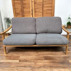 ◯LOKSER ロクサー シギヤマ家具 2.5人掛けソファ 2....