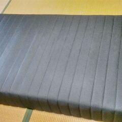 シングルベッド　あげます。　色　ブラック　１９ｃｍ厚　１９０ｃｍ　×　９０ｃｍ