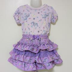 【中古】110cm 女の子 セットアップ②