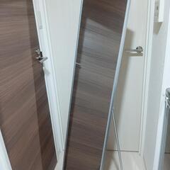 アルミ枠スタンドミラー