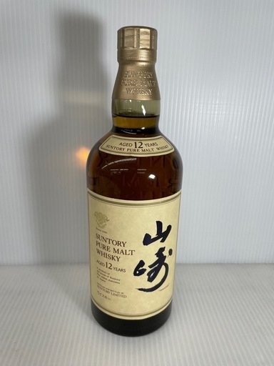 ジャパニーズウィスキー サントリー 750ml 山崎12年 未開封品 ピュアモルト のご紹介です！