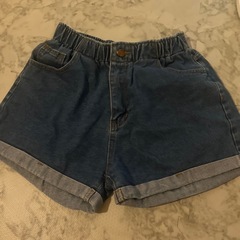 レディース　デニム短パン　Ｌ