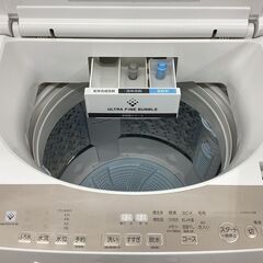 【6ヵ月保証】全自動洗濯機　SHARP　ES-TX5B-N　5.5kg　程度C(内部にヨゴレ有)の画像