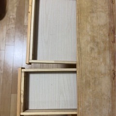 無印良品　廃盤品 木製デスクの画像