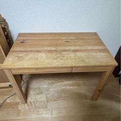 無印良品　廃盤品 木製デスクの画像