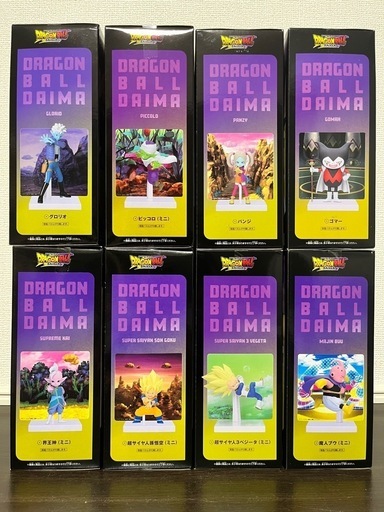 ドラゴンボールDAIMA パネル付きフィギュア8体セット (k-si
