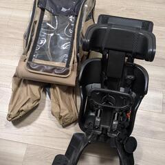 子供乗せ自転車　前乗り　レインカバー　2点セットの画像