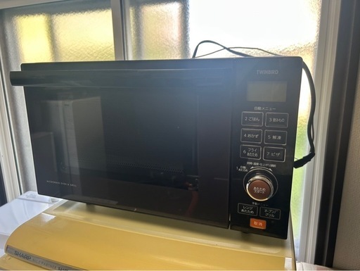 ツインバード オーブンレンジ MW-FS18（2021年製）】