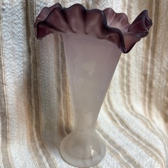 ガラス花瓶　クラタ　中古品の画像