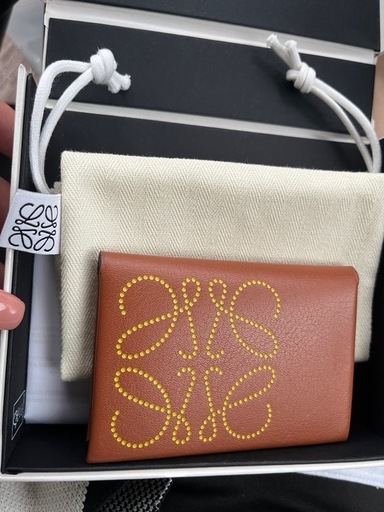 美品　ロエベ　名刺入れ
