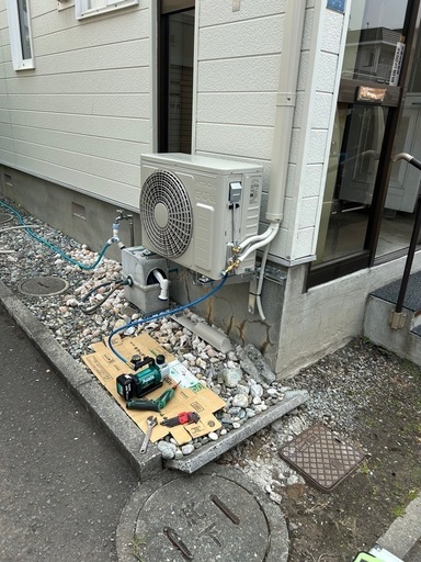 エアコン取り付け