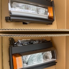 トヨタランクル　250 ヘッドライト左右セット　新品　　の画像