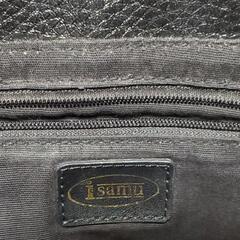 Isamu　 トートバッグ　 ハンドバッグ　黒系　本革の画像