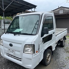 【売約済】希少 軽トラ スバル サンバー 最終型 EBD-TT1 平成22年式 エアコン&パワステ付き 2WDの画像