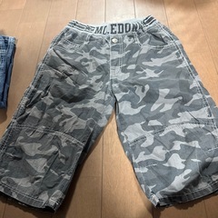 夏物男児TシャツSサイズ、半ズボン3枚セットの画像