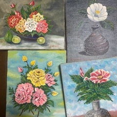 油絵　絵画　原画　風景画　キャンバス　F3 F4 F6 F8 F10