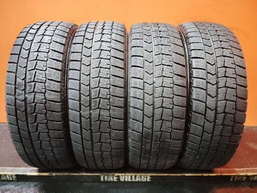 DUNLOP WINTER MAXX WM02 195/65R15 15インチ スタッドレス 4本 24年製 バリ溝 プリウス ステップワゴン ウィッシュ プレマシー等 (KTF298)