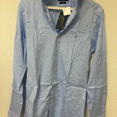 ラルフローレンの青いシャツ Ralph Lauren blue ...