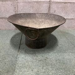 ブリキ 漏斗 じょうご 穀用 昭和レトロ 古民具 古道具 アンテ...