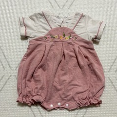女の子 ベビーロンパース60~70センチ