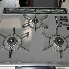 RINNAI リンナイのグリル付ガスビルトインコンロ都市ガスコンロ 標準幅60cm 水無し両面 2017年製 未使用・美品の画像