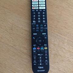 シャープ大画面テレビの画像