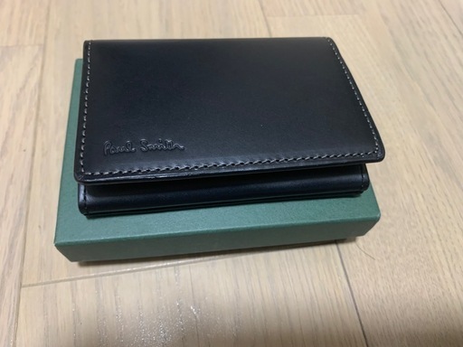 【新品未使用】Paul Smith 名刺入れ 黒 レザー