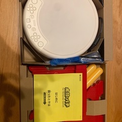 Wii本体（リモコン5個付き）と人気ゲームソフトのセット+太鼓の達人　太鼓とバチ付き の画像
