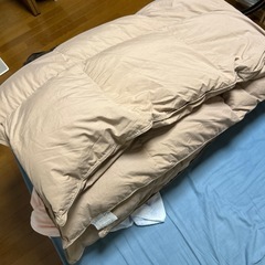 掛け布団（シングルロングサイズ）カバー付き
