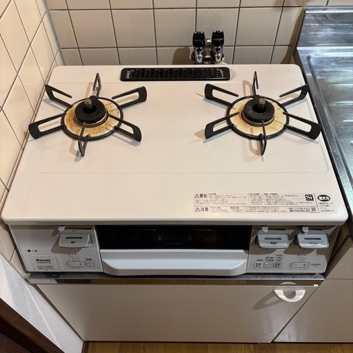 リンナイ ガステーブル RT66WH7RG　ラクシエファイン【ココットプレート同梱】 ガスコンロ クリームベージュ