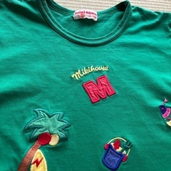 リサラーソンとミキハウスTシャツの画像