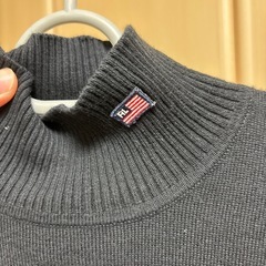 着画あり【ヴィンテージ】20年以上前のポロジーンズ 7分袖セーター Lサイズの画像