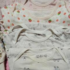 赤ちゃんロンパース　80~90 10枚セットの画像