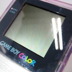任天堂　ゲームボーイカラー本体　CGB-001　動作良好　クリアパープル　GAME BOY　COLOR　ニンテンドーの画像
