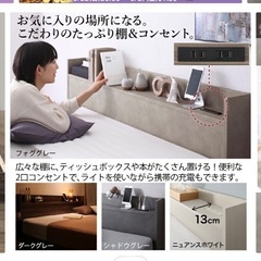 セミダブルベッドフレーム　マットレス付き【7/23まで】の画像
