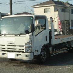 H.24(2012)年 いすゞ エルフ 2.9tフラトップ積載車...