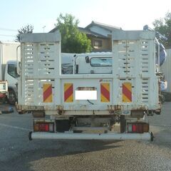 H.24(2012)年 いすゞ エルフ 2.9tフラトップ積載車AT ホワイト 極東フラトップ　開閉アオリ　ラジコン　ウィンチ　ＥＴＣ２．０　キーレス　ＡＢＳ　ＡＳＲ　集中ドアロック　エアバック　左電動格納ミラー　床フック　検8年7月　17288の画像