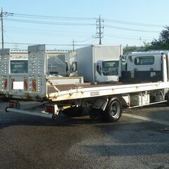 H.24(2012)年 いすゞ エルフ 2.9tフラトップ積載車AT ホワイト 極東フラトップ　開閉アオリ　ラジコン　ウィンチ　ＥＴＣ２．０　キーレス　ＡＢＳ　ＡＳＲ　集中ドアロック　エアバック　左電動格納ミラー　床フック　検8年7月　17288の画像