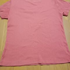 Tシャツ　サーモンピンク　個性的の画像