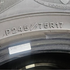 P245/75R17グッドイヤータイヤ4本セット夏用RV車の画像