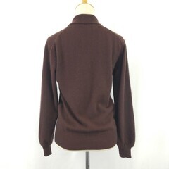 90s/Vintage★EL MIDAS【エルミダ】カシミヤ100％ 長袖セーター【10/レディースM-L程度/茶/brown】三崎商事/Tops/knit◆BJ041-eの画像
