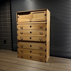 桐箪笥　天然木(桐無垢材) 日本製の画像