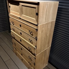 桐箪笥　天然木(桐無垢材) 日本製の画像