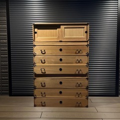 桐箪笥　天然木(桐無垢材) 日本製の画像