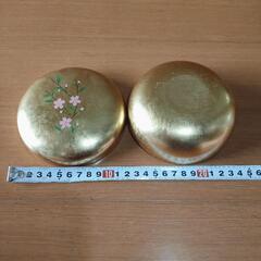 ⟬値下げ⟭金沢金箔工芸品 お菓子入れ 小物入れ ボンボン【引き取り限定】の画像