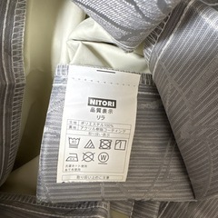 Nitoriニトリのグレーカーテンの画像