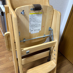【取引決定】カトージ　木製ハイチェアの画像